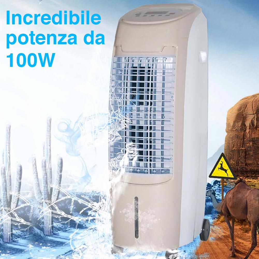 Raffrescatore Ventilatore Umidificatore Evaporativo Purificatore Aria