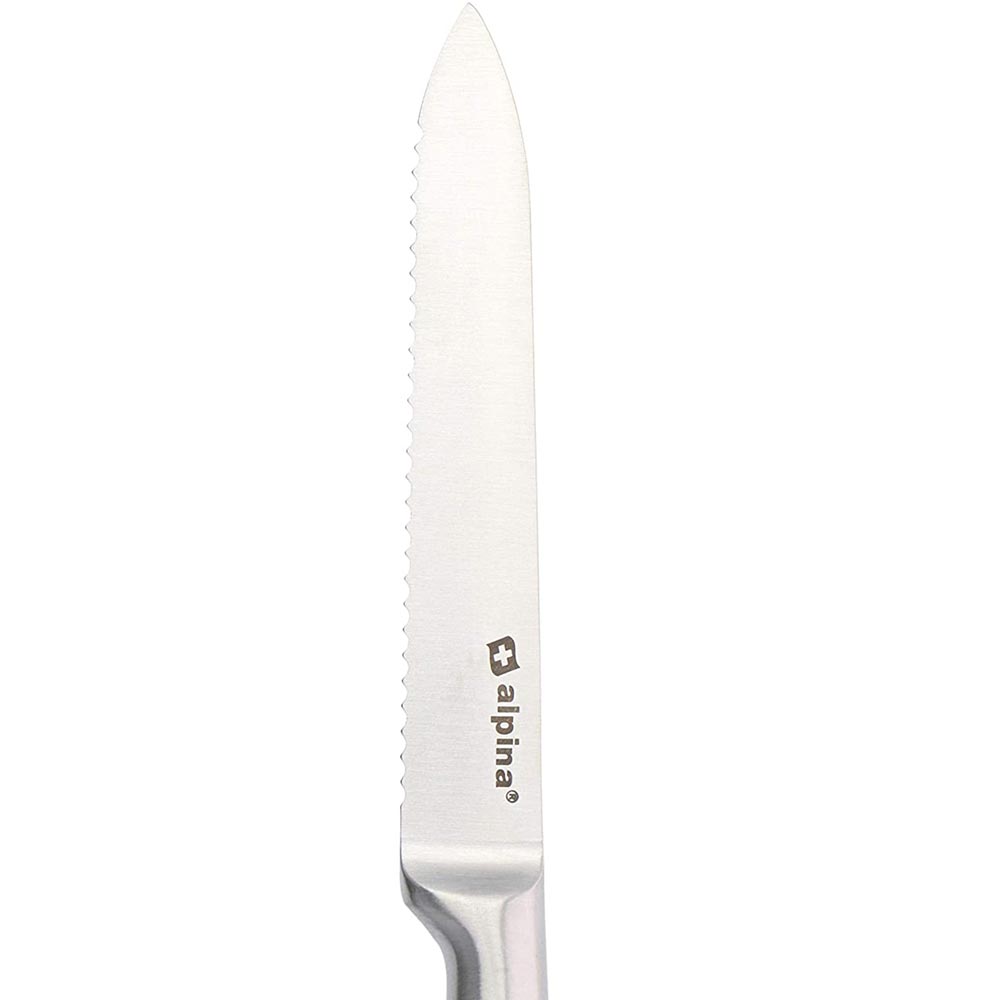 Set Coltelli da cucina tavola coltello con lama seghettata acciaio  professionale