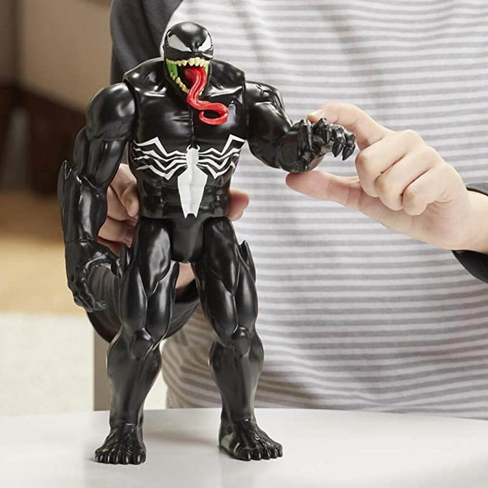 Figurine de collection Spiderman Figurine Marvel Spider-Man Maximum Venom  Titan Hero 35 cm