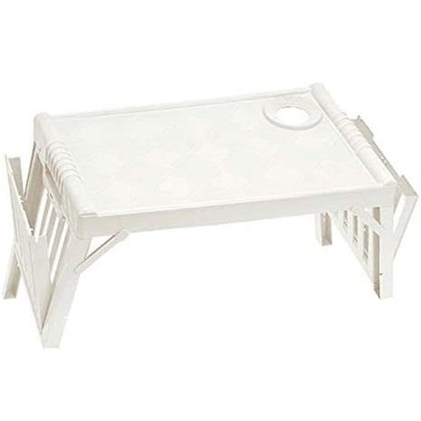 WeHome Vassoio da letto in bamboo multiuso colazione 50x30 cm con p