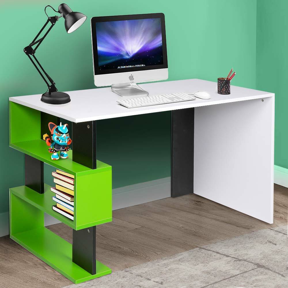 Scrivania Libreria 3 Ripiani Tavolo Porta Pc Computer Legno Casa Uffic –  Esplodia