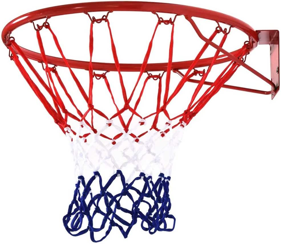 Canestro Basket Palla Canestro Regolamentare da Parete 45 cm in Metall