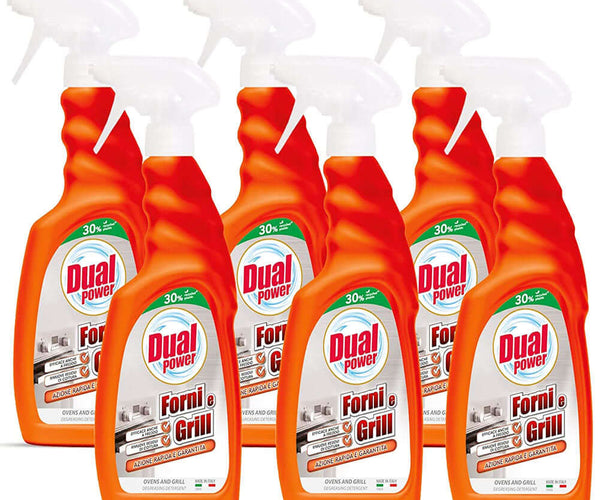 6 x Dual Power Forni e Grill Spray Promo Pack 6 Bottiglie 500ml Azione –  Esplodia