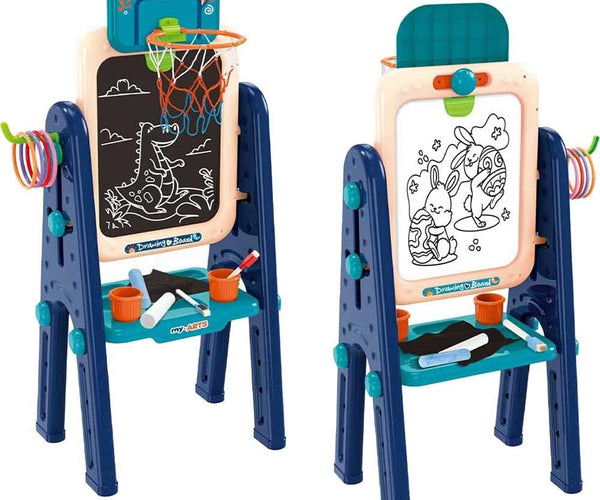 Lavagna per bambini 4in1 Multifunzione con Basket Canestro Giocattolo –  Esplodia