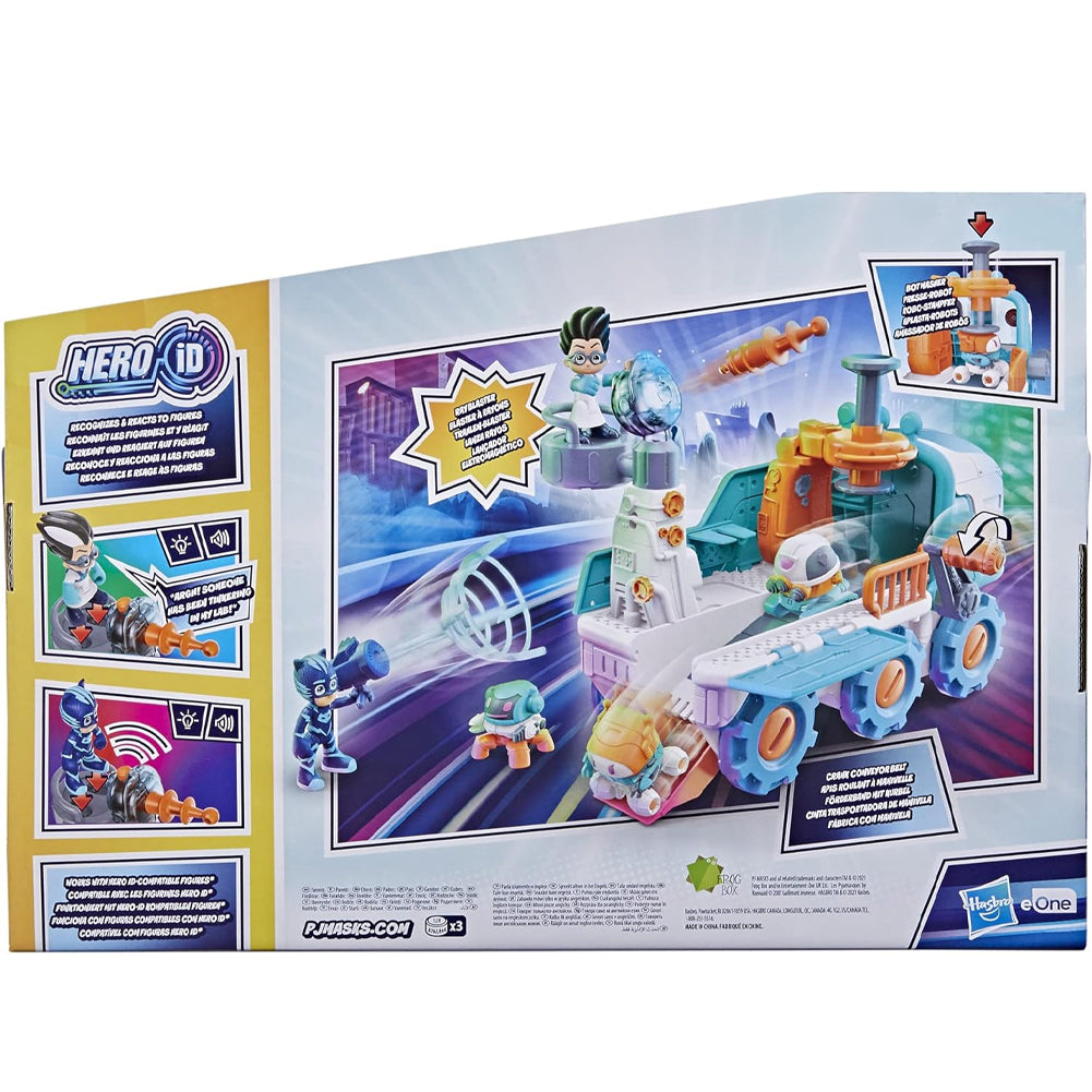 BES-33619 - Giocattoli - beselettronica - Pj Mask La Fabbrica Volante Di  Romeo PlaySet 2 Personaggi Trappole Lanciamissili