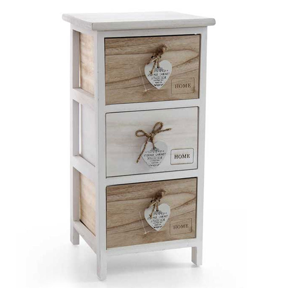 Cuori decorativi legno 3 pz