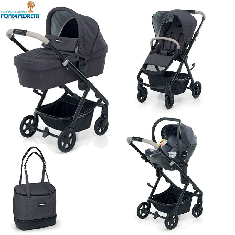 Trio Foppapedretti Eureka Smart Passeggino Navicella Seggiolino Auto N –  Esplodia