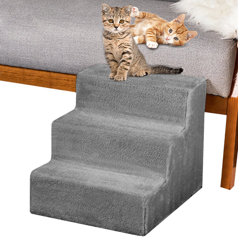 Tiragraffi Graffiatoio Corda in Sisal Rivestimento Peluche Grigio 33 x 29 x  50cm - Bakaji - Idee regalo